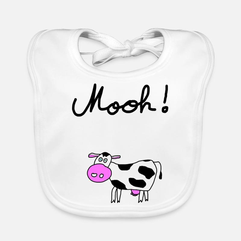 Vache moo Bavoir bio Bébé