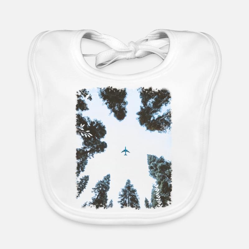 Plane Organic Baby Bibs