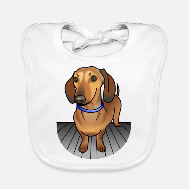 Teckel - Léo 2 Bavoir bio Bébé