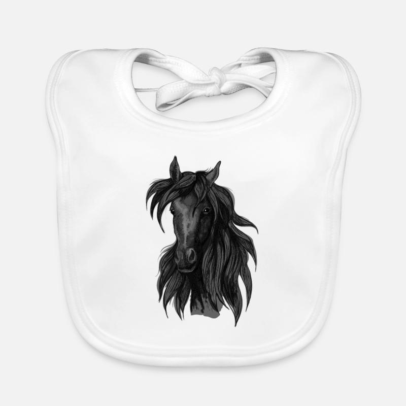 Cheval Bavoir bio Bébé