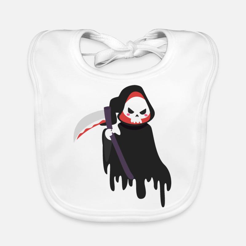 Sensenmann - Halloween Baby Bio-Lätzchen