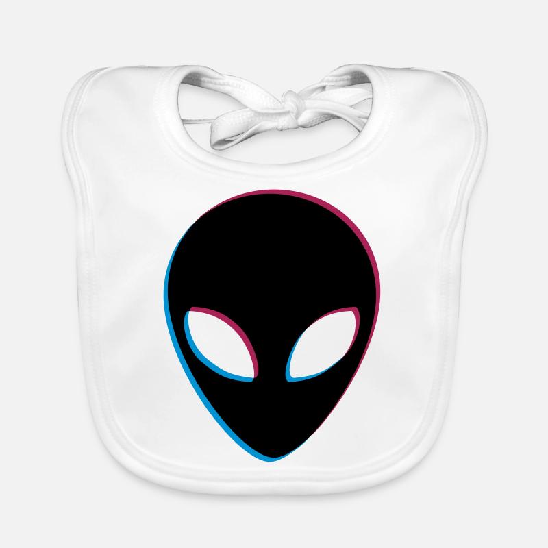 Alien 3D Effekt Baby Bio-Lätzchen