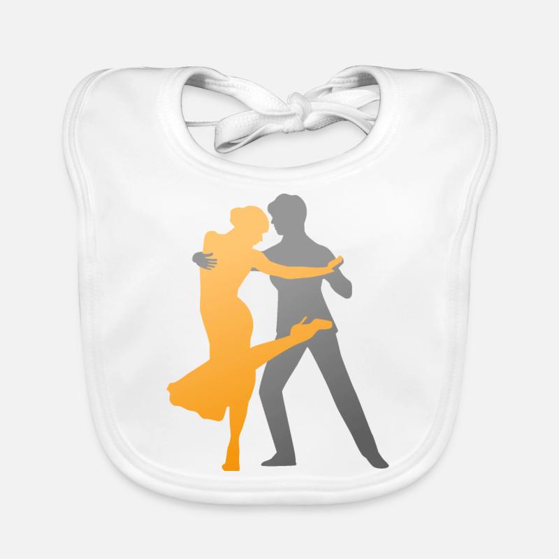 Queer Tango - Baby Bio-Lätzchen - Weiß