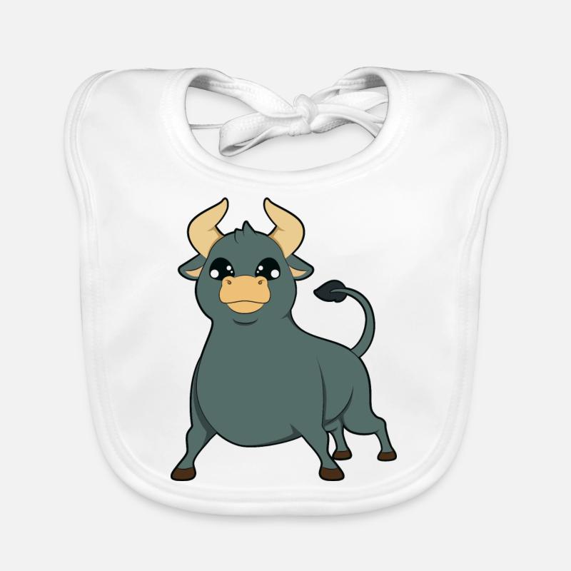 Taureau taureau Bavoir bio Bébé