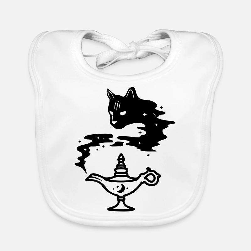 Wunderlampe Katze Baby Bio-Lätzchen