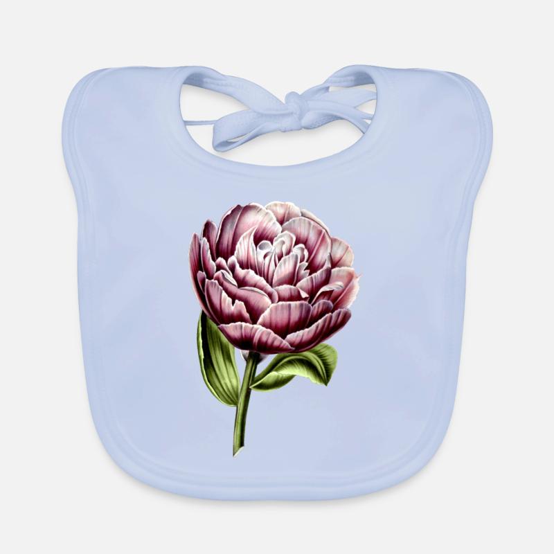 Tulipe Bavoir bio Bébé