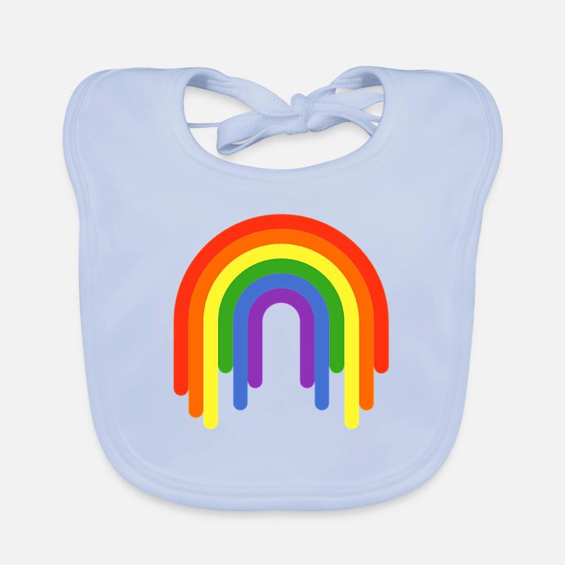 Arc-en-ciel Bavoir bio Bébé