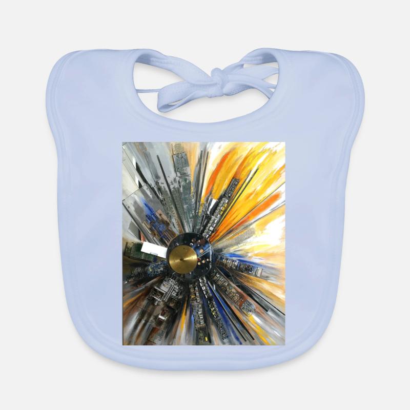 Computer Sun - Sculpture by Ilona Jentsch Organic Baby Bibs