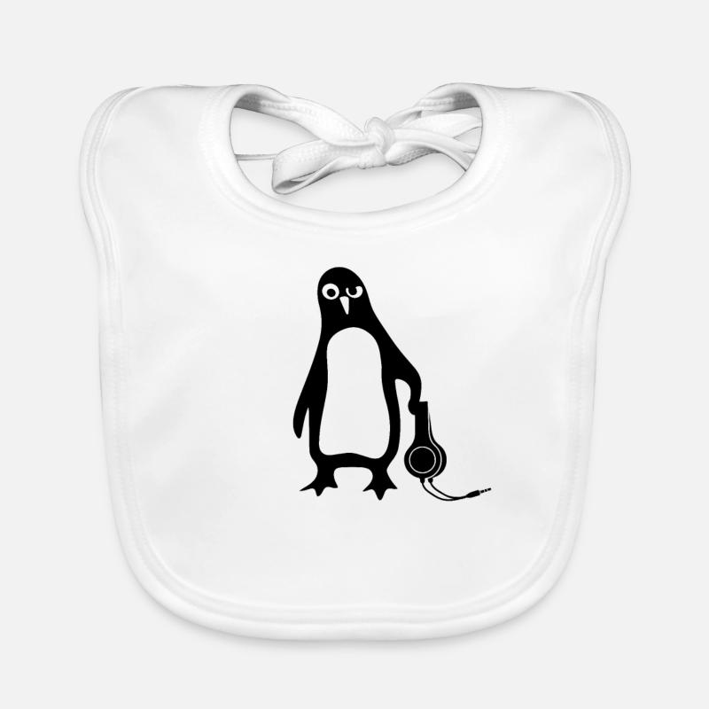 Penguin Linux Bavoir bio Bébé
