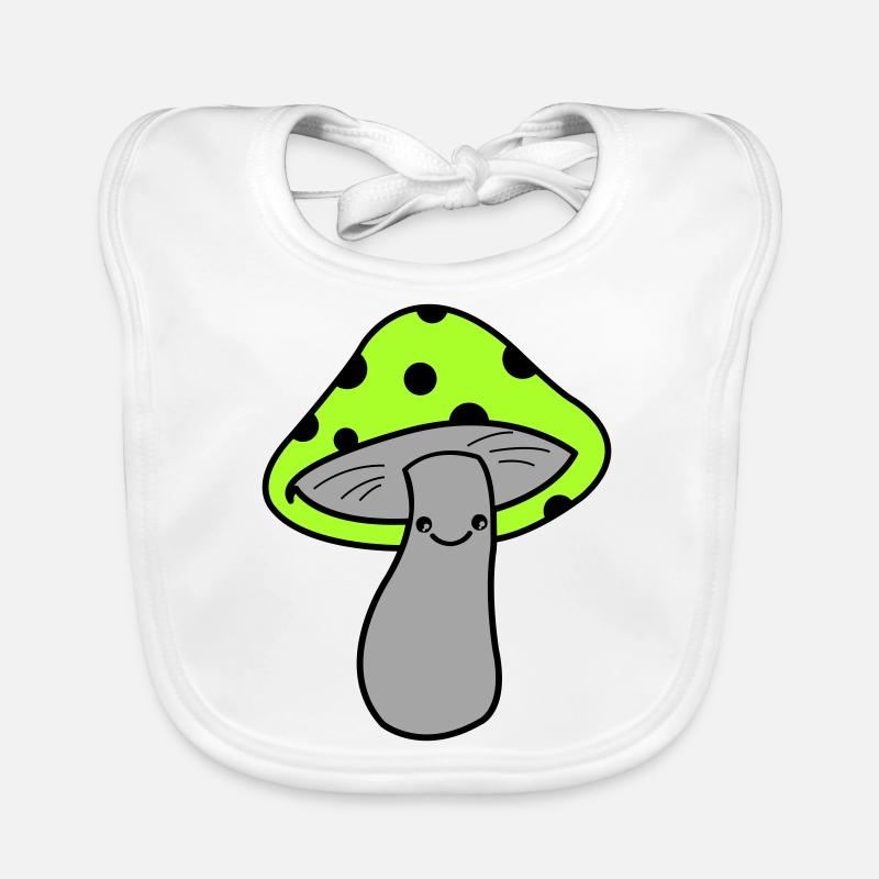 Champignon Bavoir bio Bébé