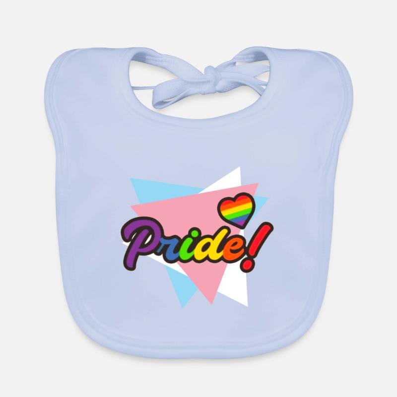 Trans Pride Organic Baby Bibs