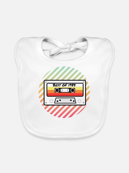 tape1985 - Baby Bio-Lätzchen - Weiß