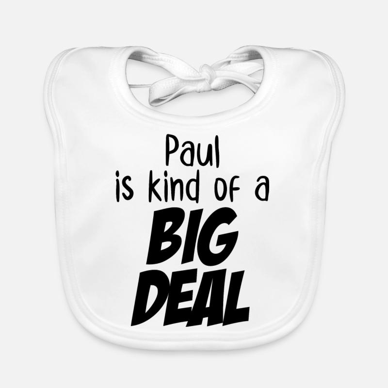 Paul ist eine große Sache Baby Bio-Lätzchen