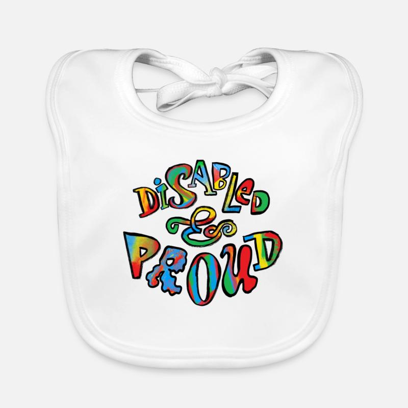 Disabled and proud Organic Baby Bibs