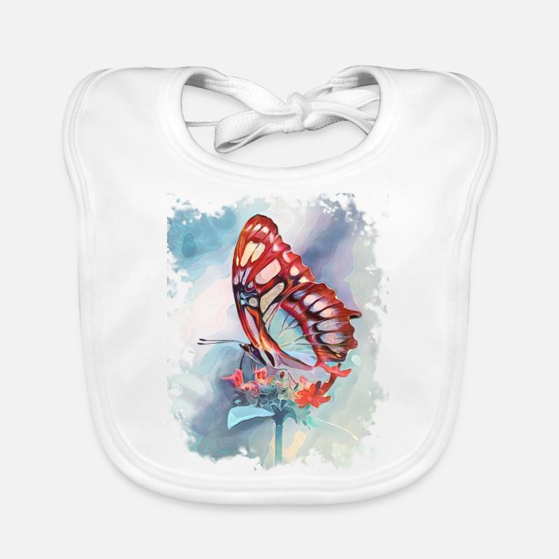 Schmetterling Baby Bio-Lätzchen