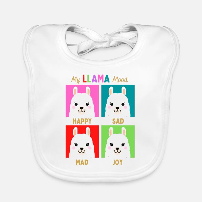 Meine Lama-Stimmung Baby Bio-Lätzchen