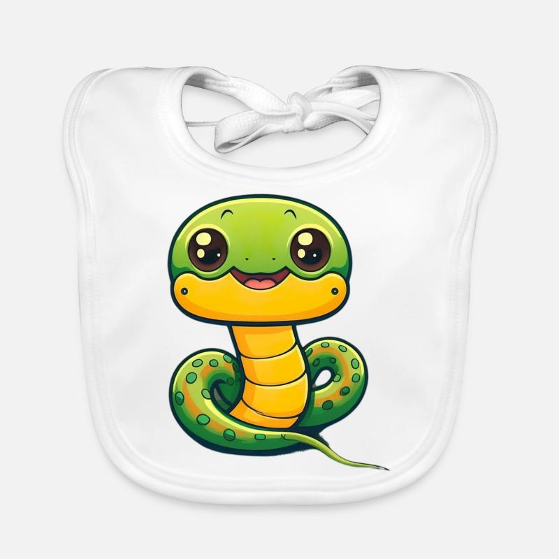 Bébé serpent Bavoir bio Bébé