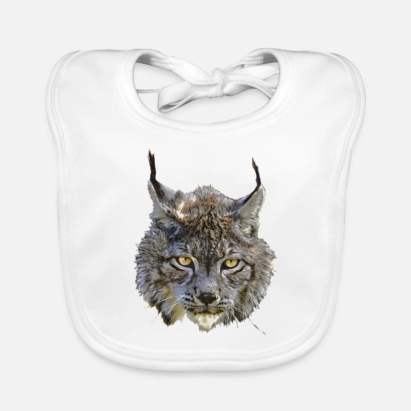 CHARLIE Head Organic Baby Bibs
