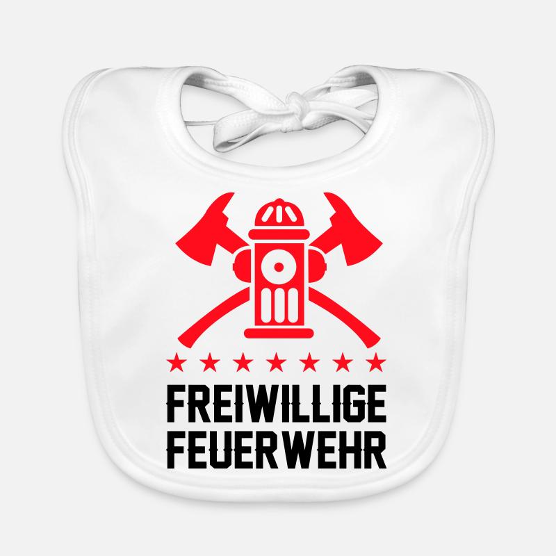 Freiwillige Feuerwehr Baby Bio-Lätzchen
