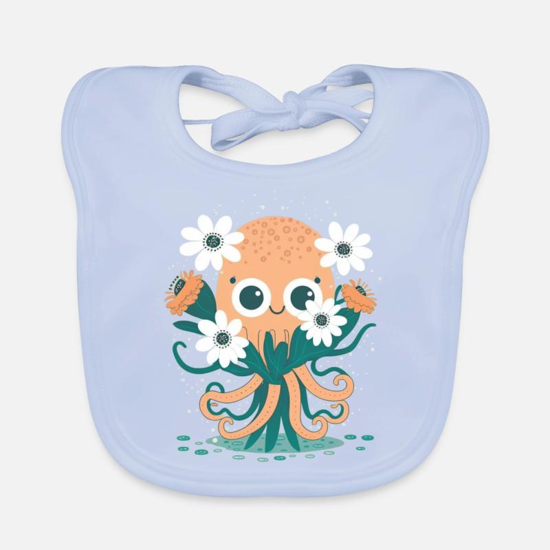 Affectionate Tentacles 3 Organic Baby Bibs