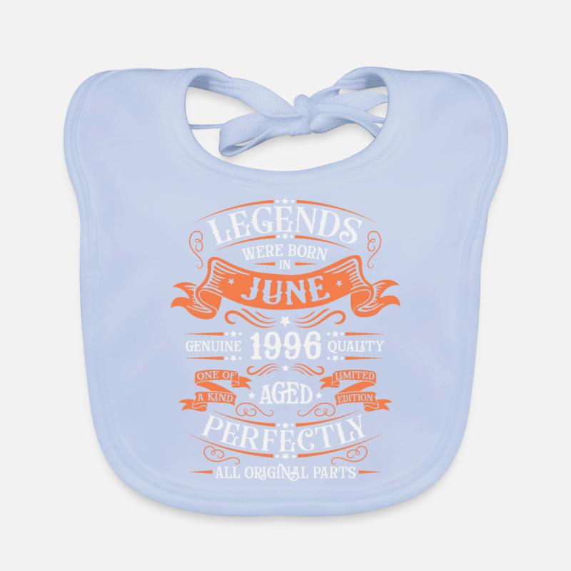 Birth month June 1996 Organic Baby Bibs