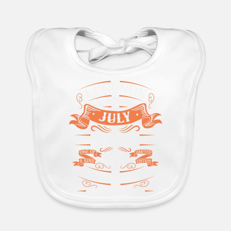 Born in July 1959 Organic Baby Bibs