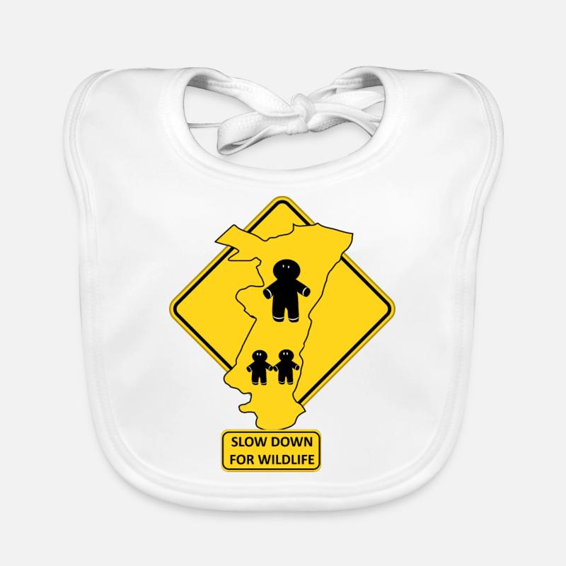 Alsace Slow Down Wildlife Bavoir bio Bébé