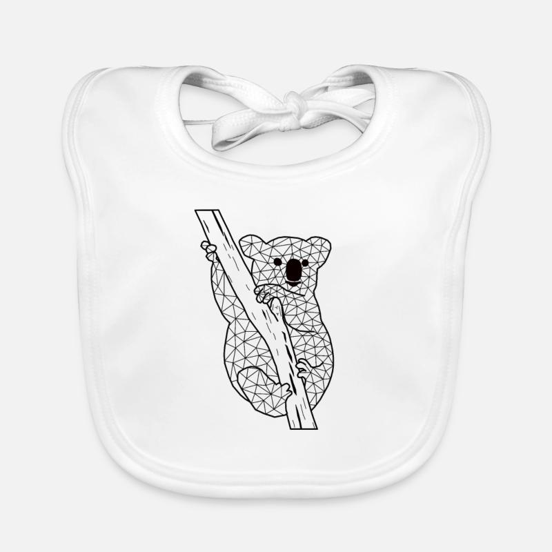 Koalaa GeomeTRIX Baby Bio-Lätzchen