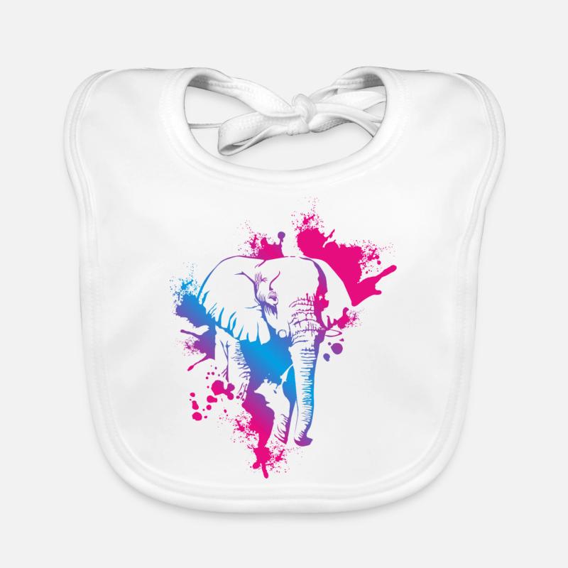 Elefant Baby Bio-Lätzchen