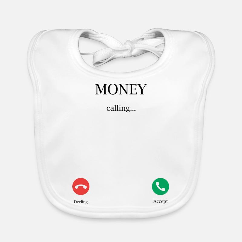 Money is calling Bavoir bio Bébé