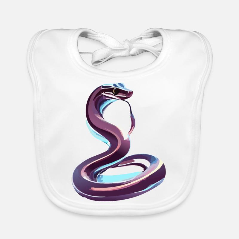 Chrome Snake Organic Baby Bibs