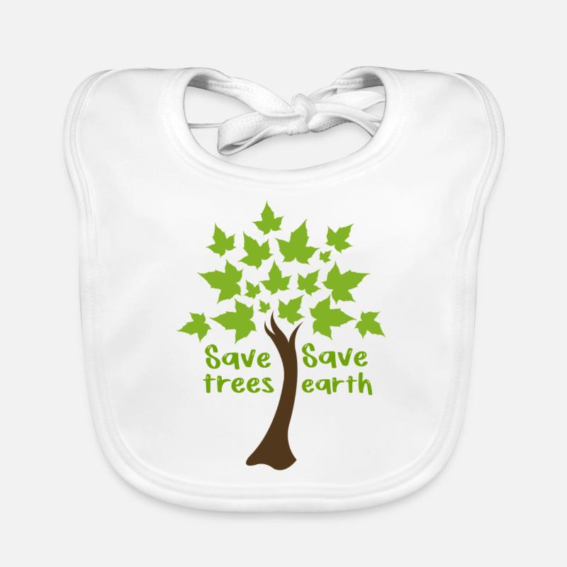 Saving Trees, Saving Earth Organic Baby Bibs