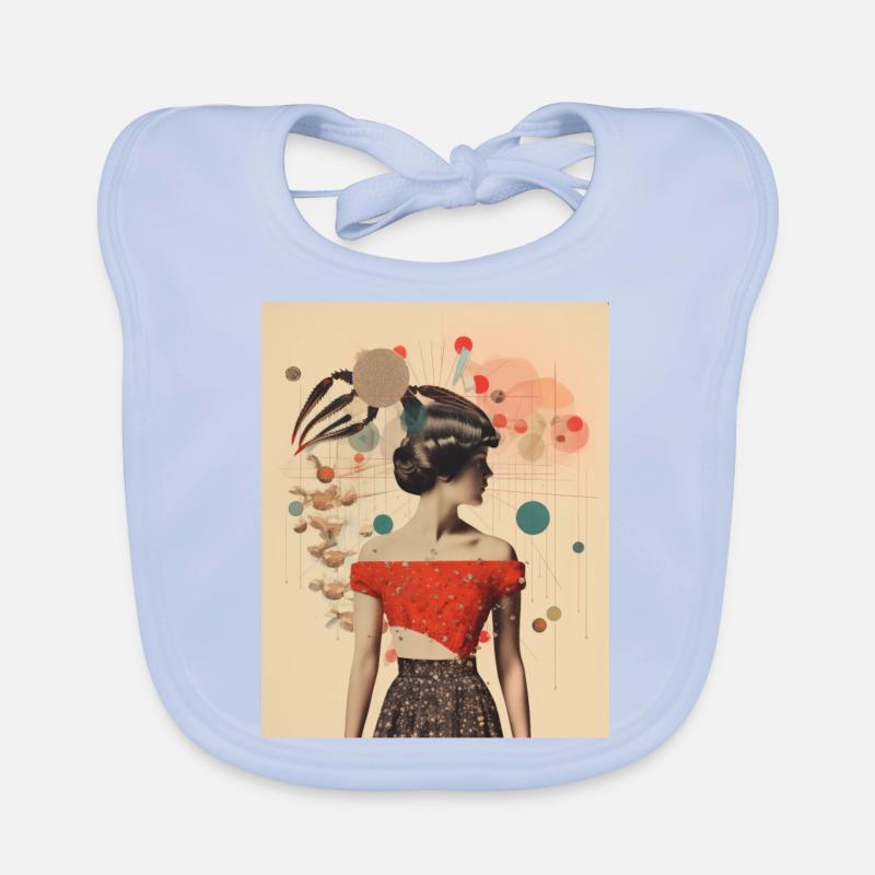 Scorpio collage Organic Baby Bibs