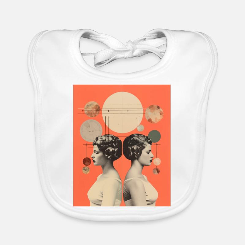 Gémeaux Bavoir bio Bébé