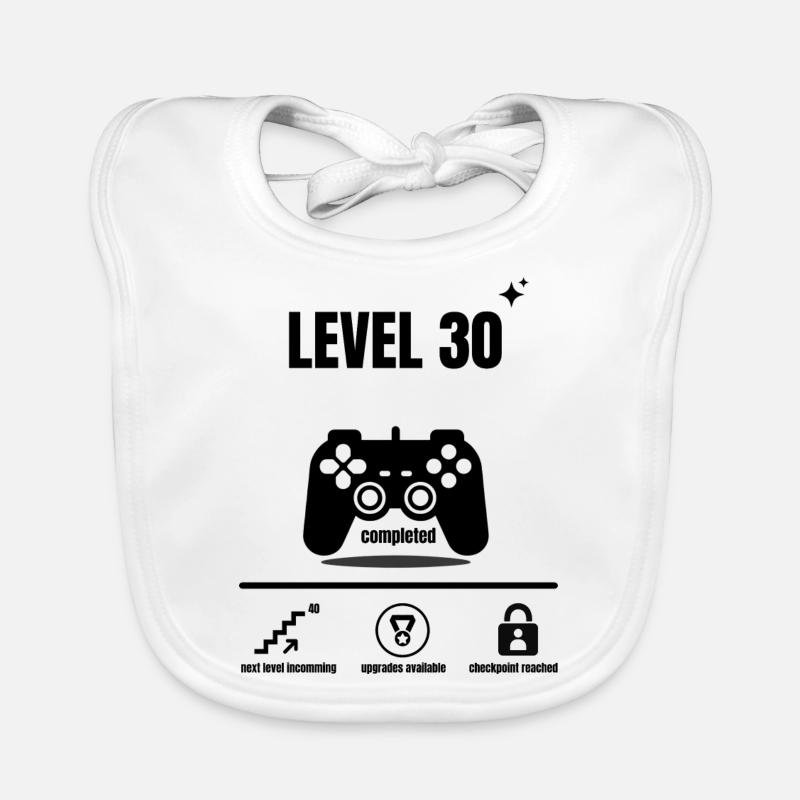 LEVEL 30 completed Organic Baby Bibs