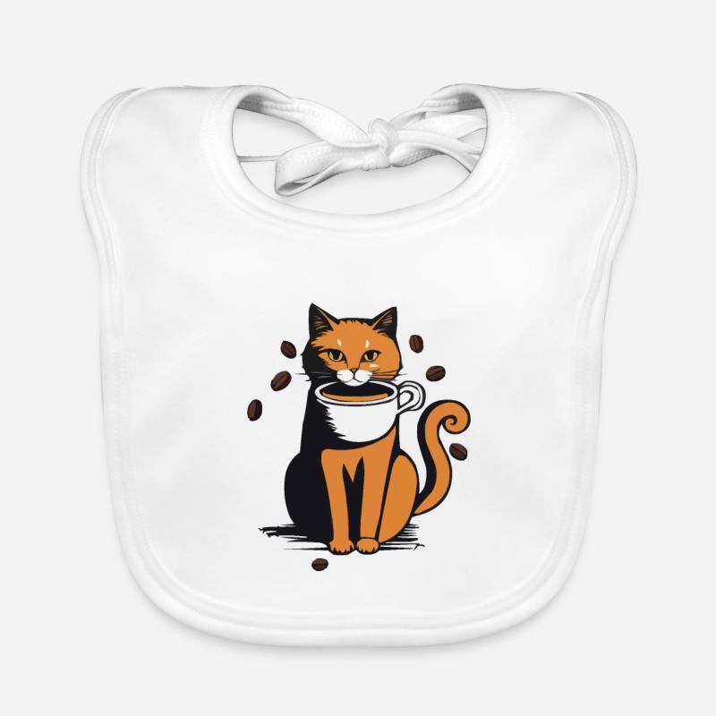 Café pour chat Bavoir bio Bébé