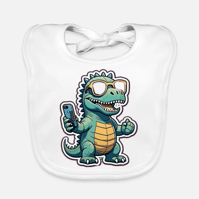 Cooler Dino Baby Bio-Lätzchen