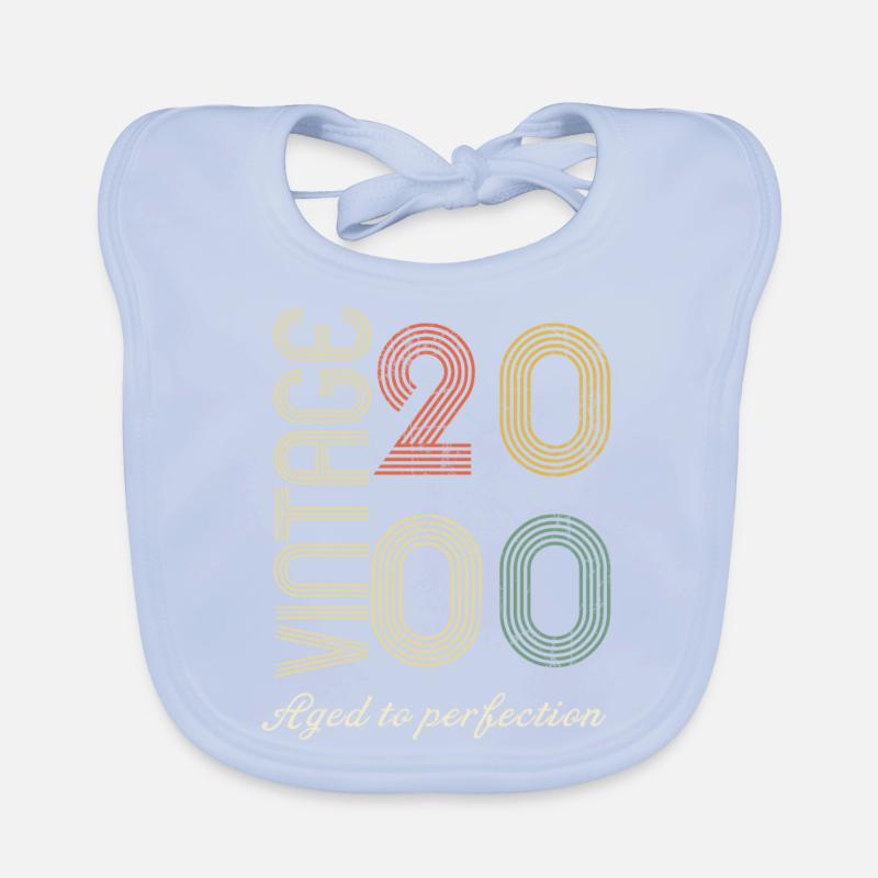 Cadeau d’anniversaire 24 ans - 2000 Bavoir bio Bébé
