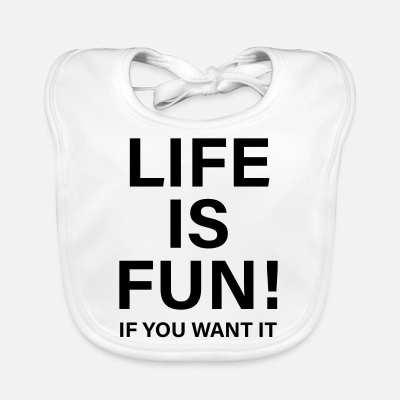 Life is fun Organic Baby Bibs