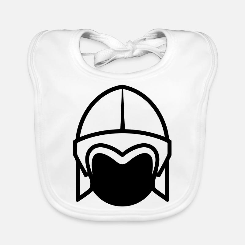 Wikingerhelm Krieger Baby Bio-Lätzchen