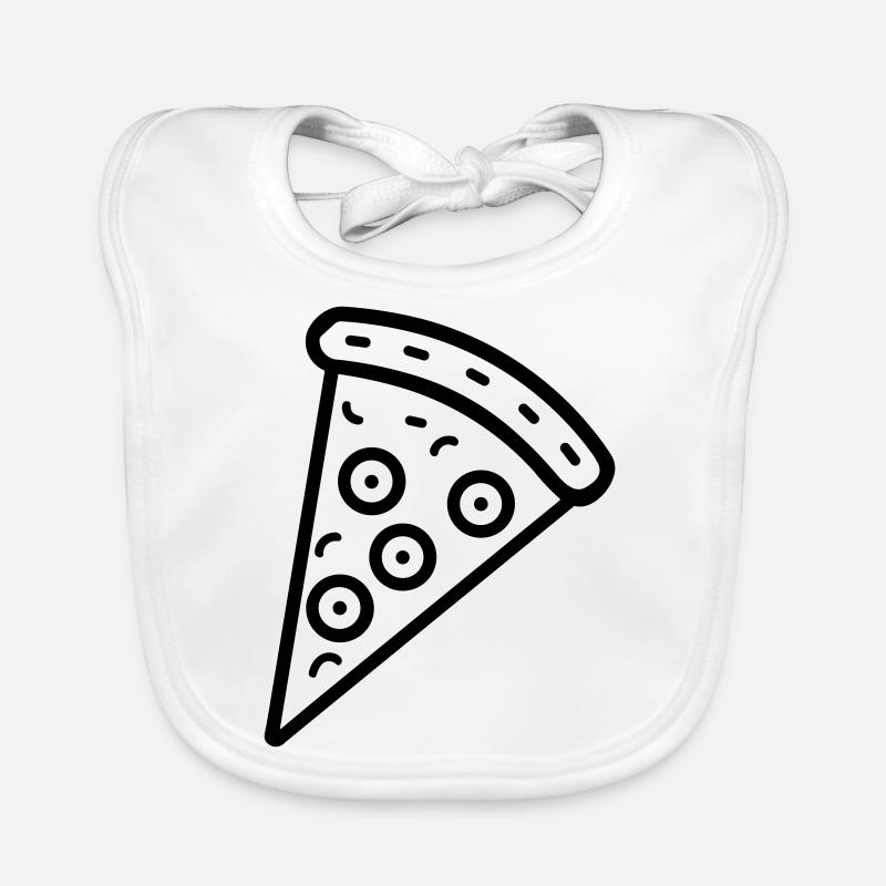 Pizza slice Organic Baby Bibs