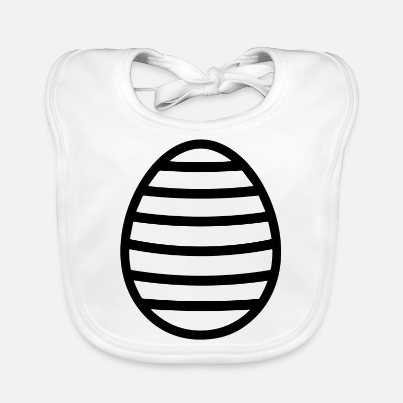 oeuf de paques Bavoir bio Bébé