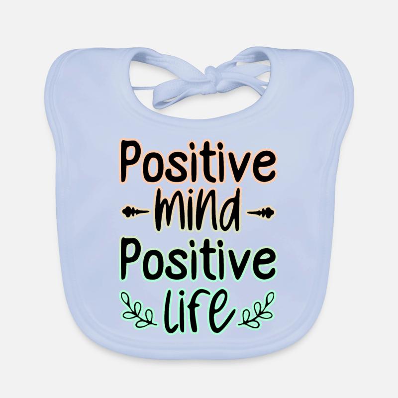 Positiver Geist 🍀 Baby Bio-Lätzchen