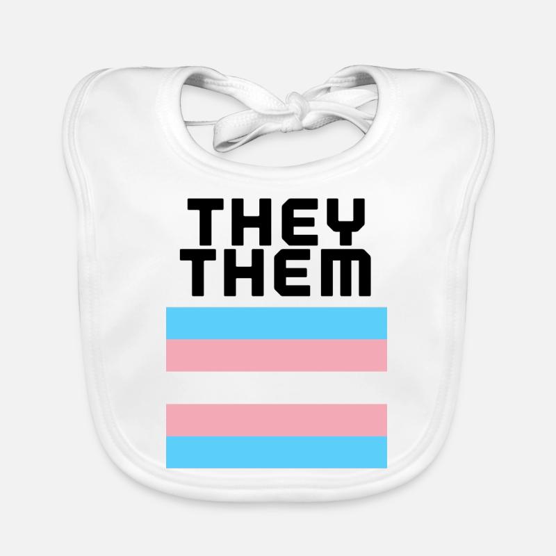 ils Eux trans Bavoir bio Bébé