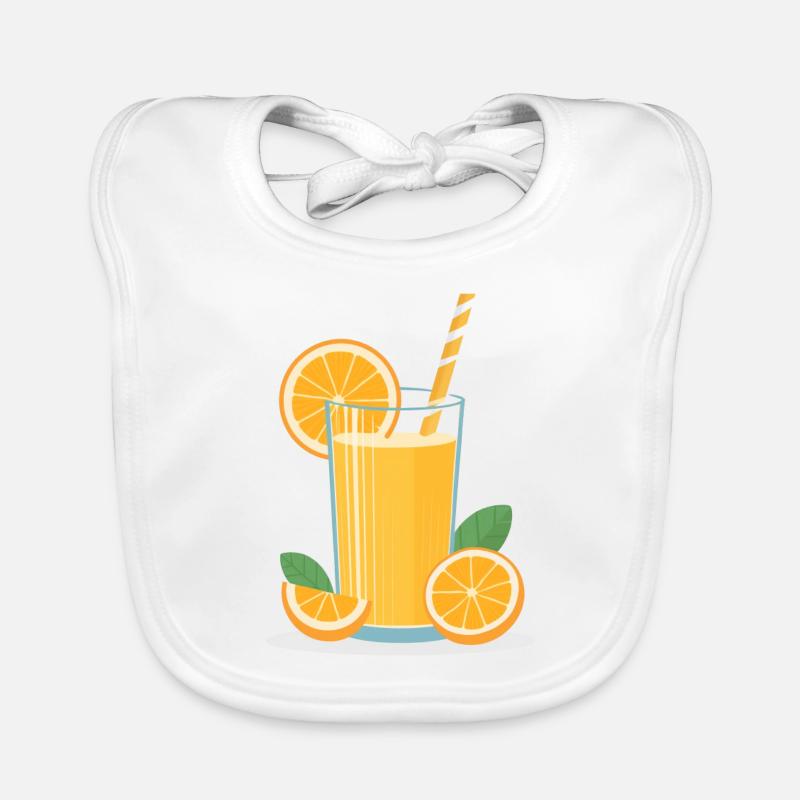 Jus d'orange Bavoir bio Bébé