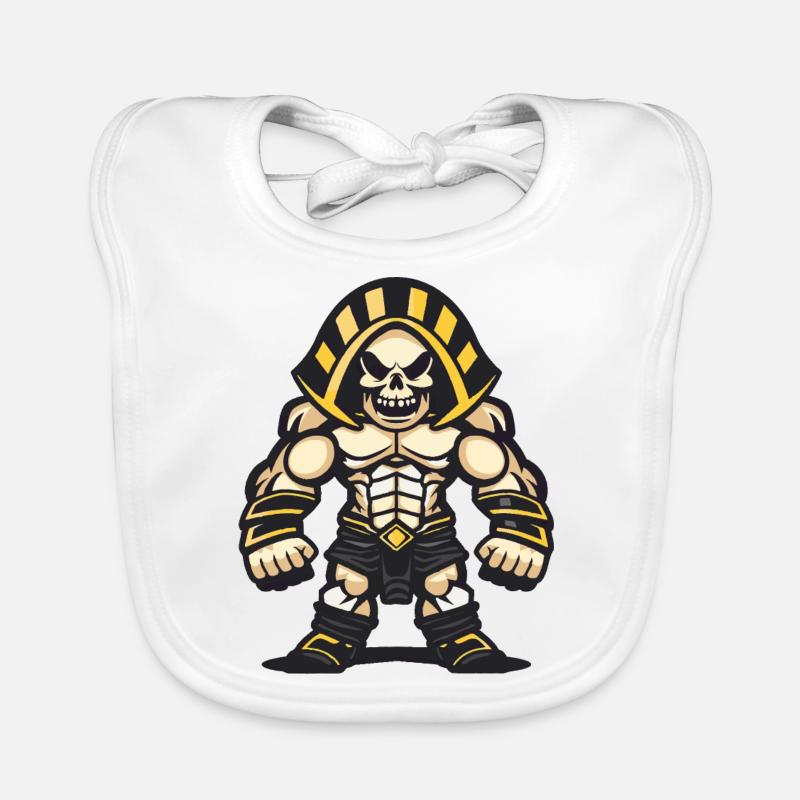 skull pharao Baby Bio-Lätzchen