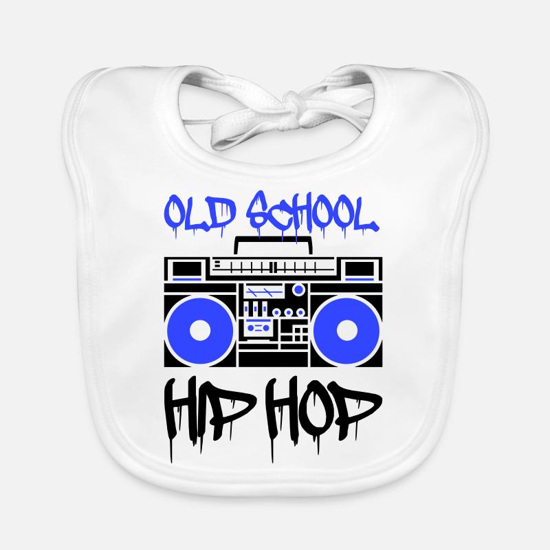 Ghetto blaster old school Bavoir bio Bébé