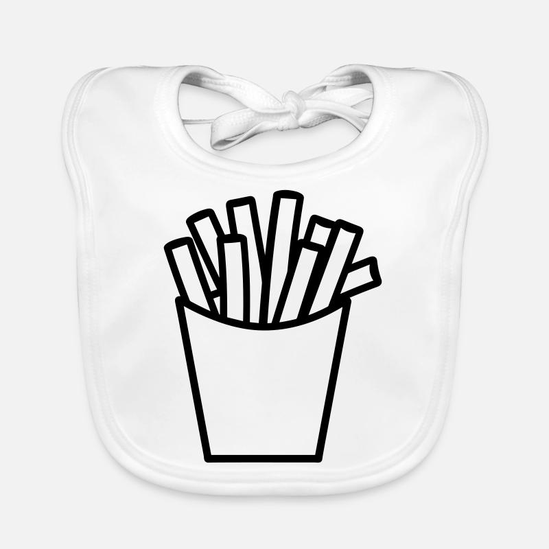 Frites Bavoir bio Bébé