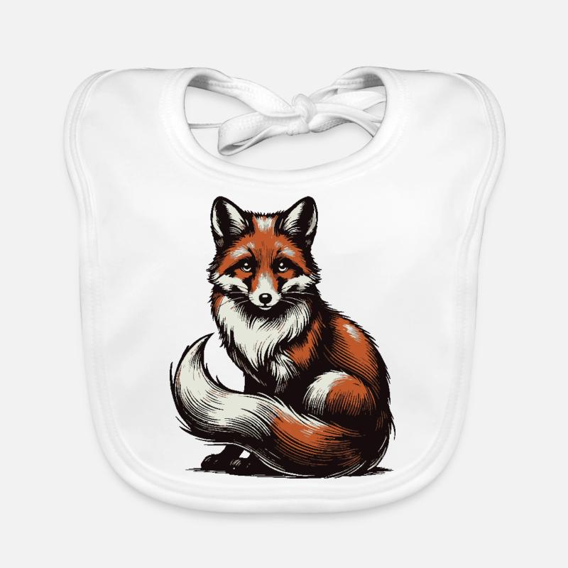 Fox Organic Baby Bibs