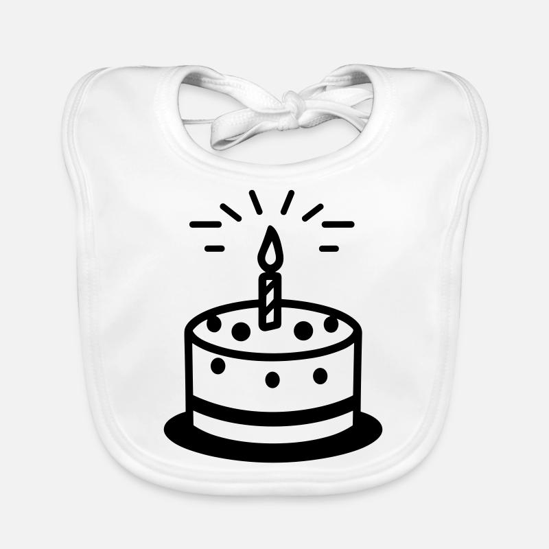 Gateau d'anniversaire Bavoir bio Bébé